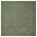 vidaXL Dywany pokojowe Kwadrat Oliwkowy zielony 200 x 200 cm Juta