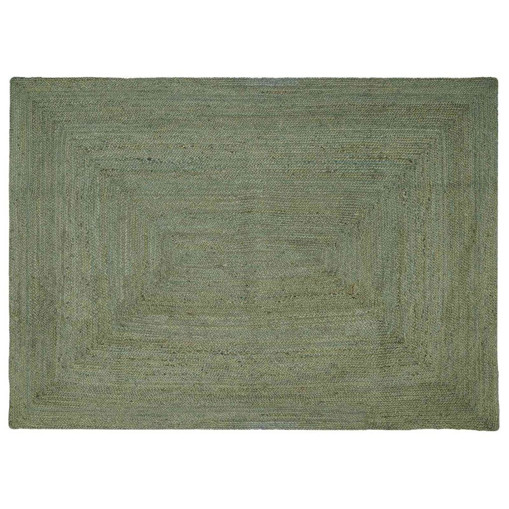 vidaXL Dywany pokojowe Prostokątny Oliwkowy zielony 200 x 290 cm Juta