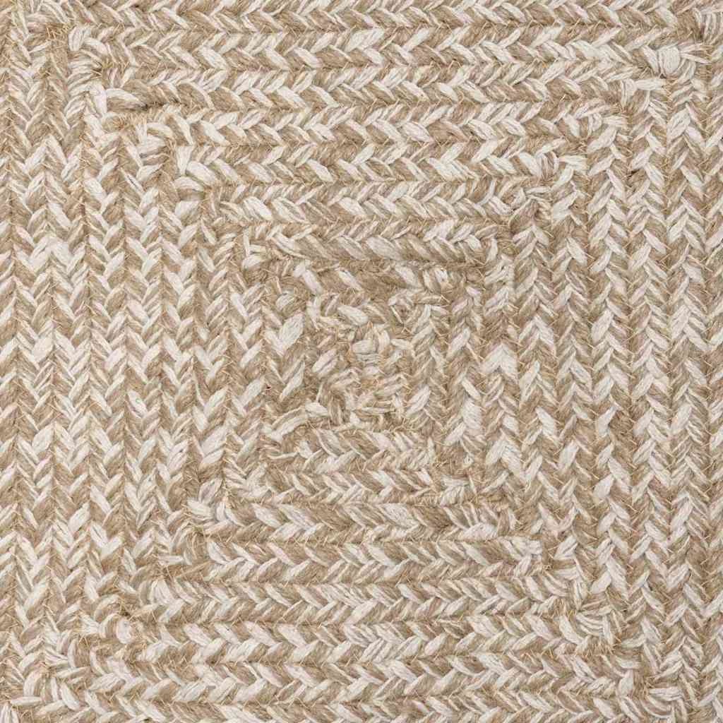 vidaXL Dywany pokojowe Naturalne i białe 160 x 230 cm Juta