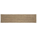 vidaXL Dywany pokojowe Naturalny i czarny 60 x 200 cm Juta