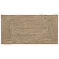 vidaXL Dywany pokojowe Naturalny i czarny 80 x 150 cm Juta