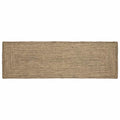 vidaXL Dywany pokojowe Naturalny i czarny 80 x 200 cm Juta
