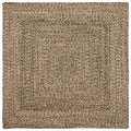 vidaXL Dywany pokojowe Naturalny i czarny 160 x 160 cm Juta