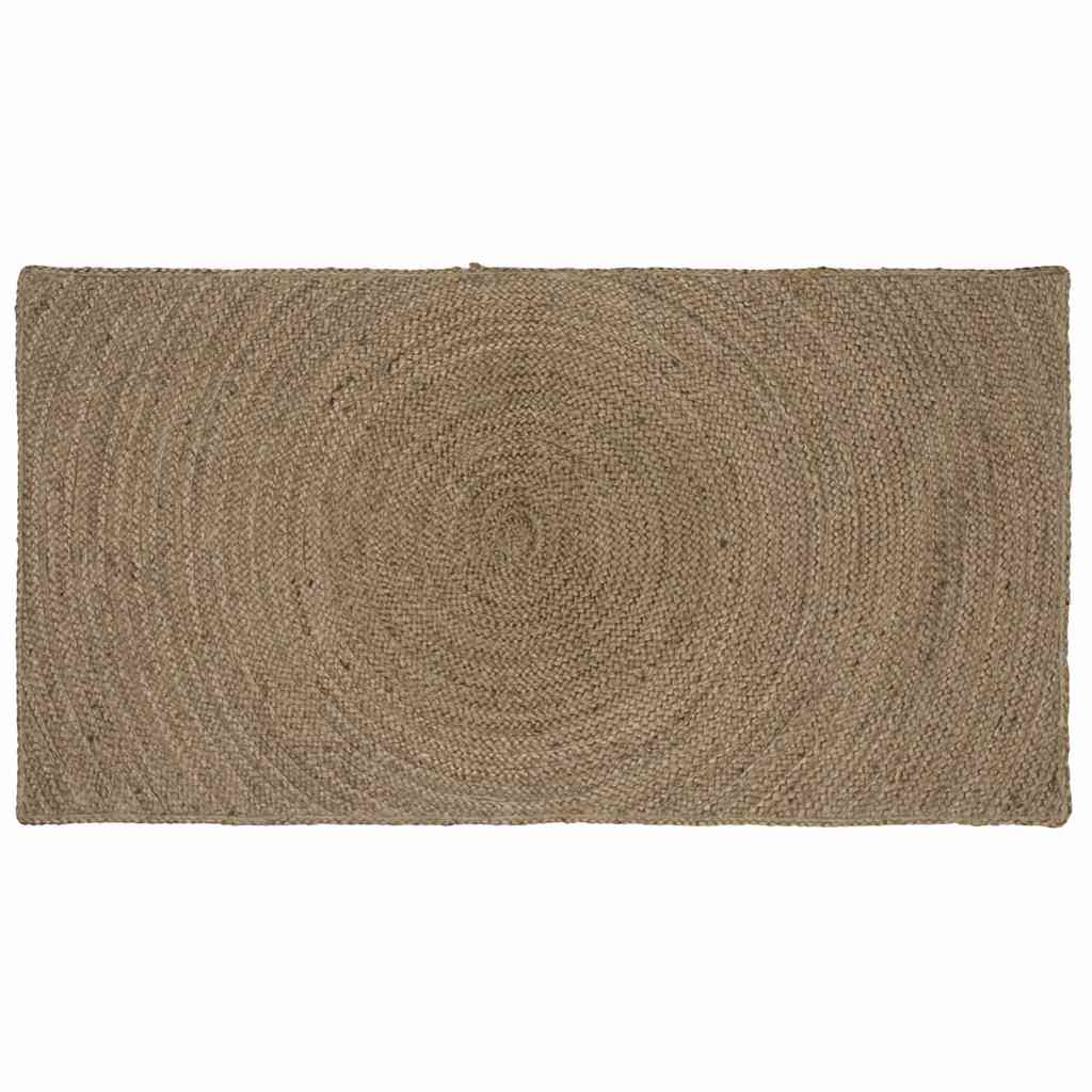 vidaXL Dywany pokojowe Szary 80 x 150 cm Juta