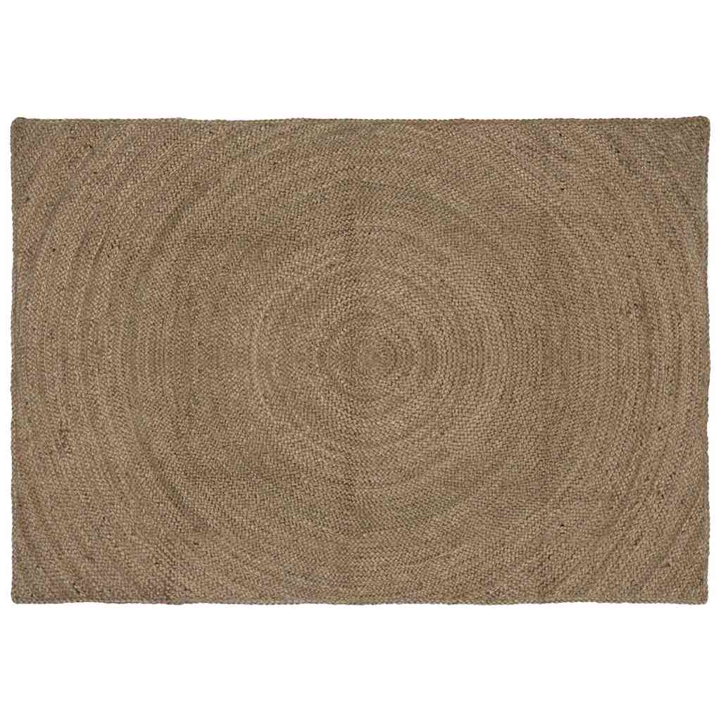 vidaXL Dywany pokojowe Szary 120 x 170 cm Juta