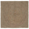 vidaXL Dywany pokojowe Szary 160 x 160 cm Juta