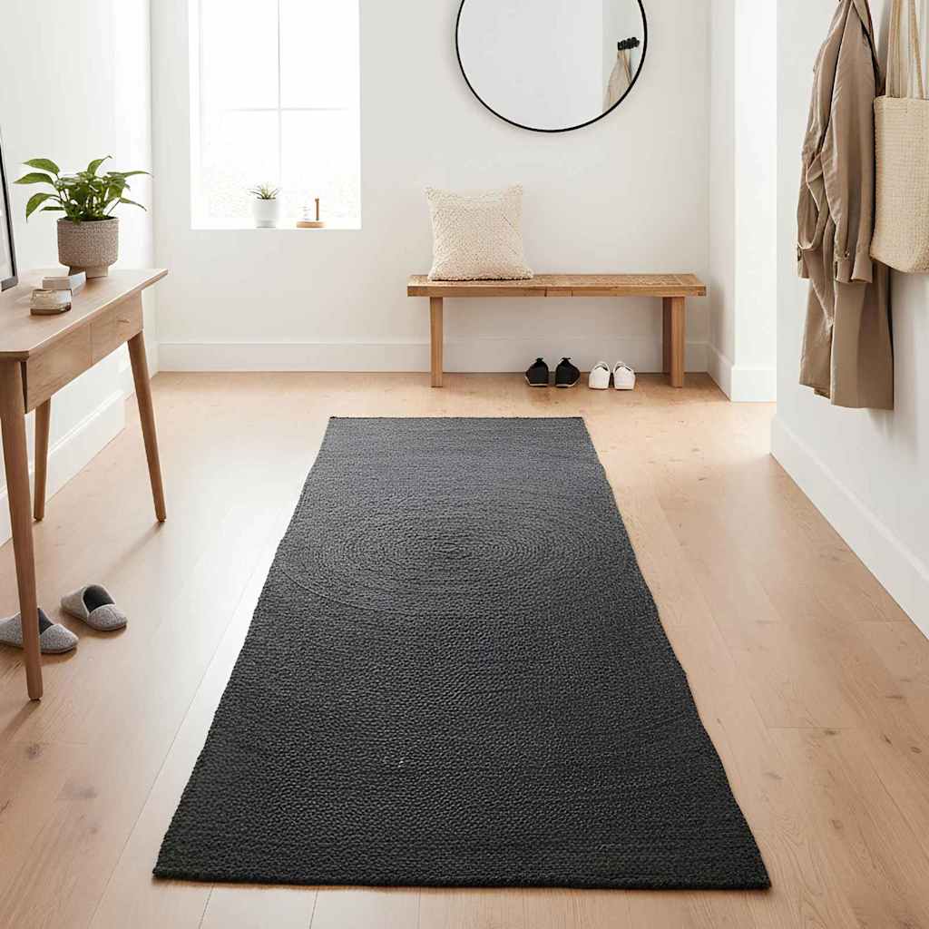 vidaXL Dywany pokojowe ciemnoszary 60 x 300 cm Juta