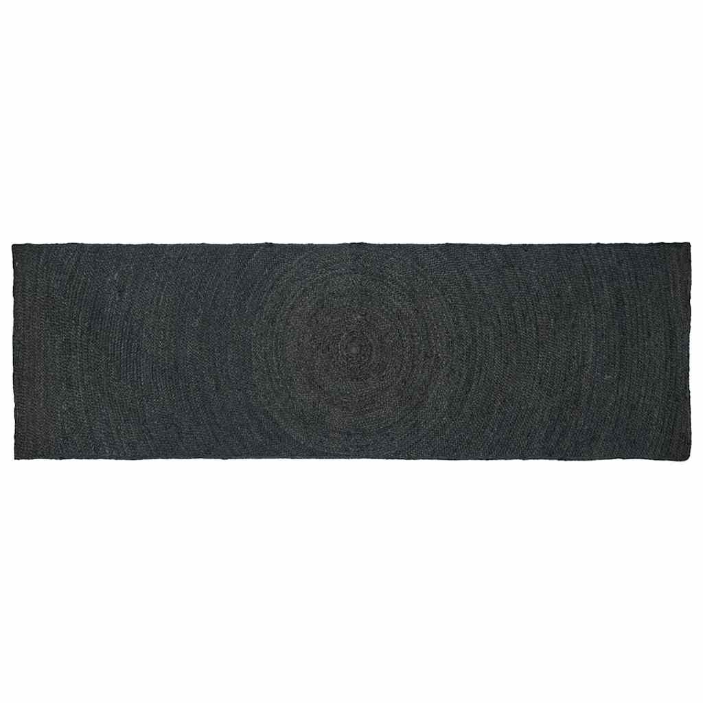 vidaXL Dywany pokojowe ciemnoszary 80 x 250 cm Juta