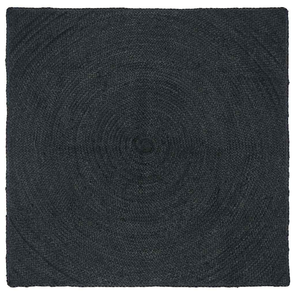 vidaXL Dywany pokojowe ciemnoszary 120 x 120 cm Juta