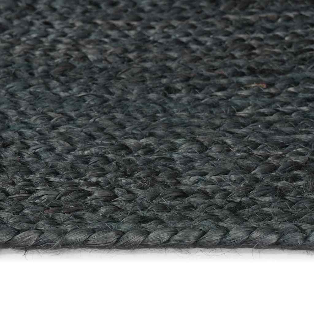 vidaXL Dywany pokojowe ciemnoszary 240 x 240 cm Juta