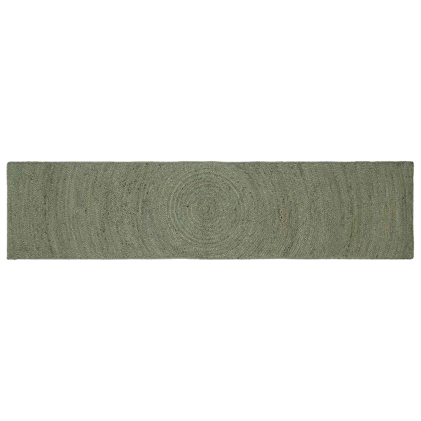 vidaXL Dywany pokojowe Oliwkowy zielony 60 x 200 cm Juta