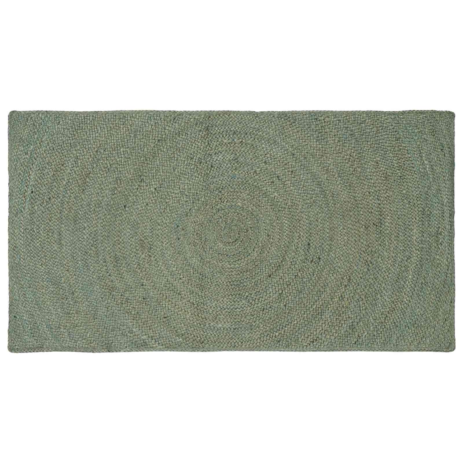 vidaXL Dywany pokojowe Oliwkowy zielony 80 x 150 cm Juta