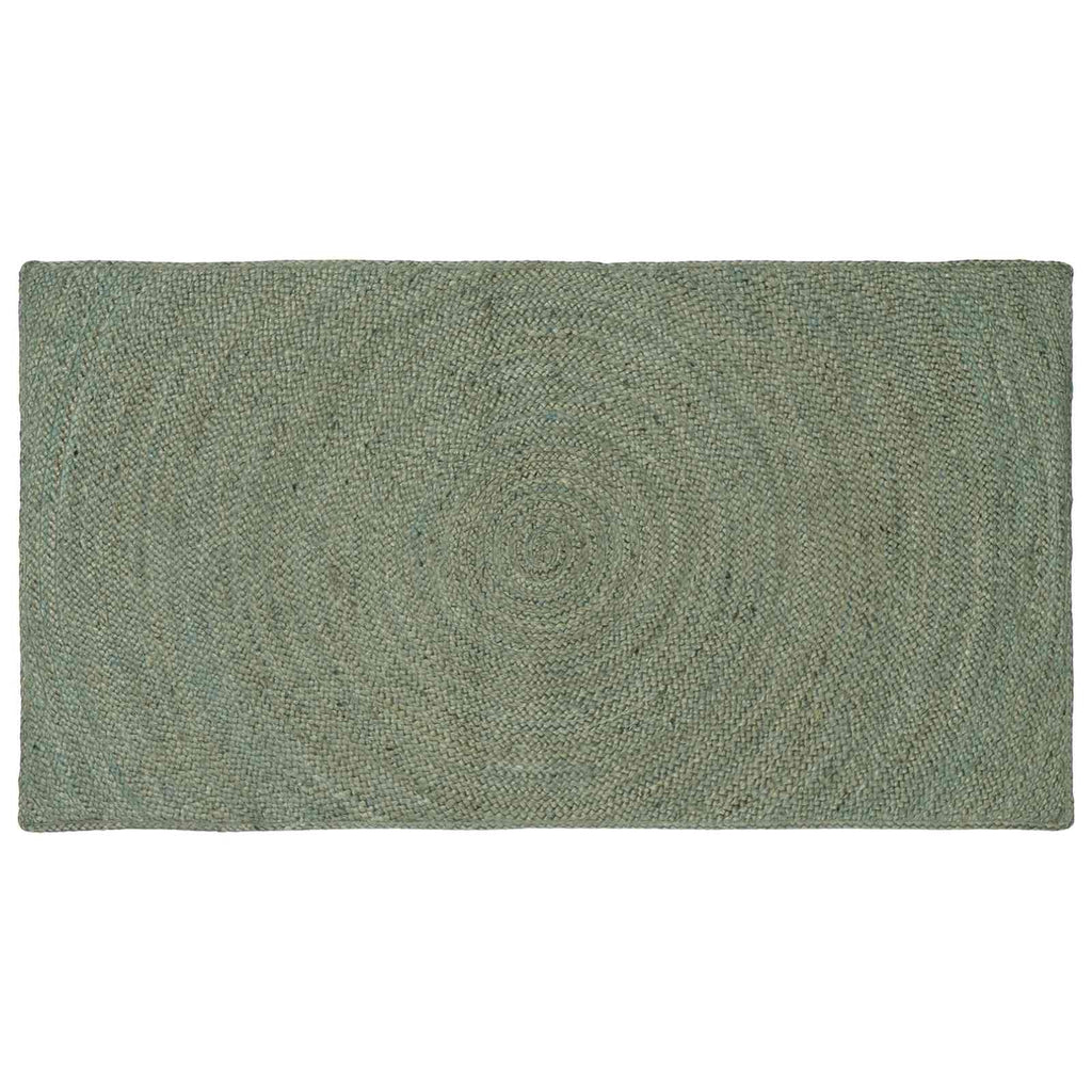 vidaXL Dywany pokojowe Oliwkowy zielony 100 x 200 cm Juta