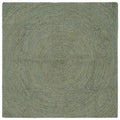 vidaXL Dywany pokojowe Oliwkowy zielony 120 x 120 cm Juta
