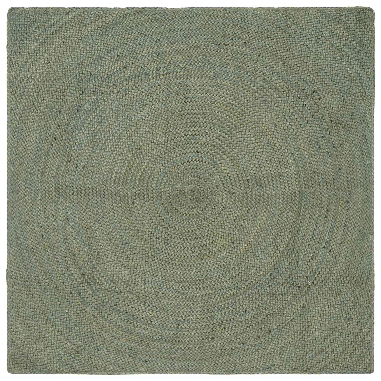vidaXL Dywany pokojowe Oliwkowy zielony 120 x 120 cm Juta