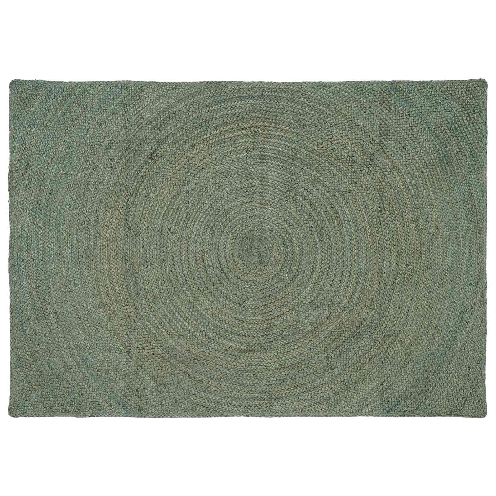 vidaXL Dywany pokojowe Oliwkowy zielony 120 x 170 cm Juta