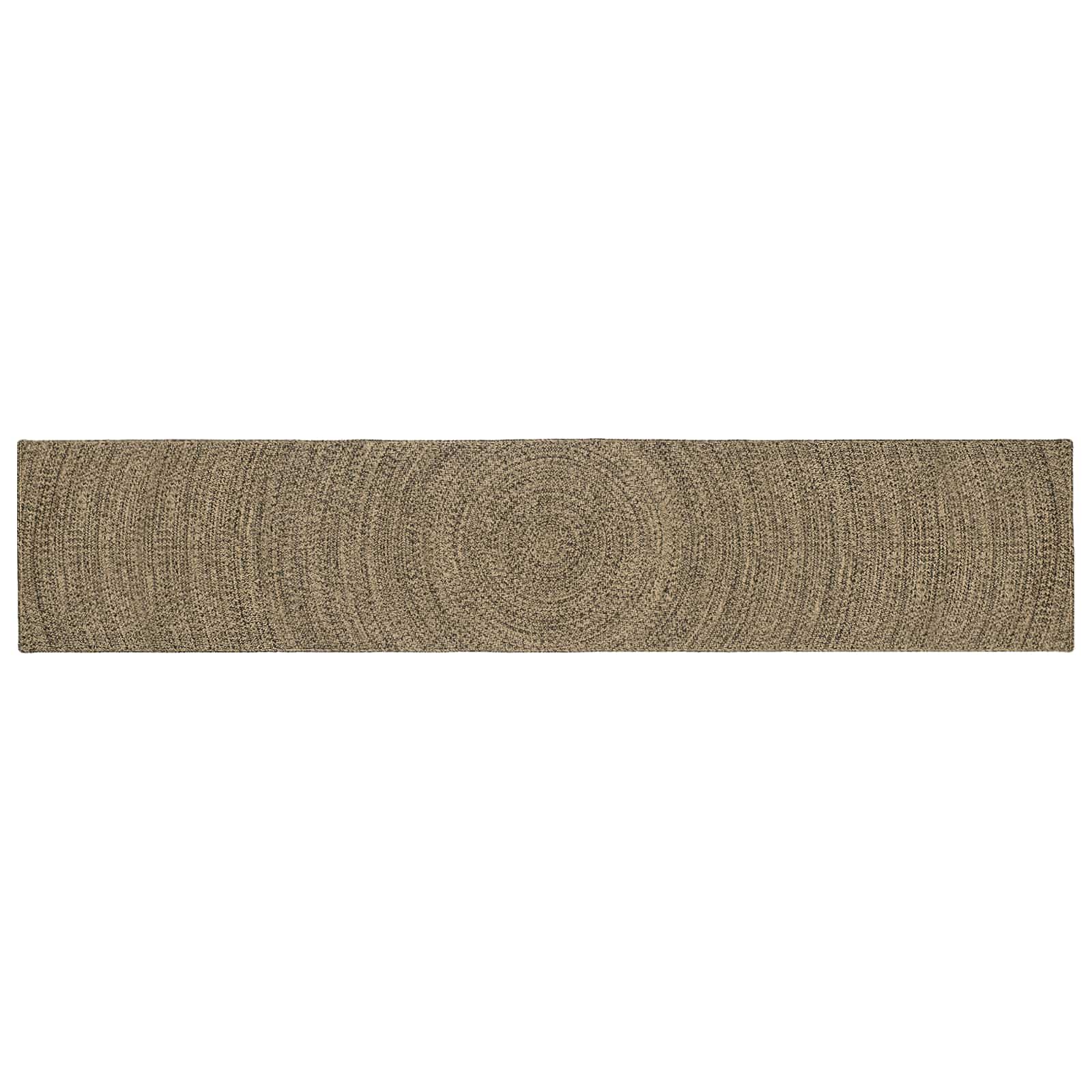 vidaXL Dywany pokojowe Naturalny i czarny 60 x 400 cm Juta