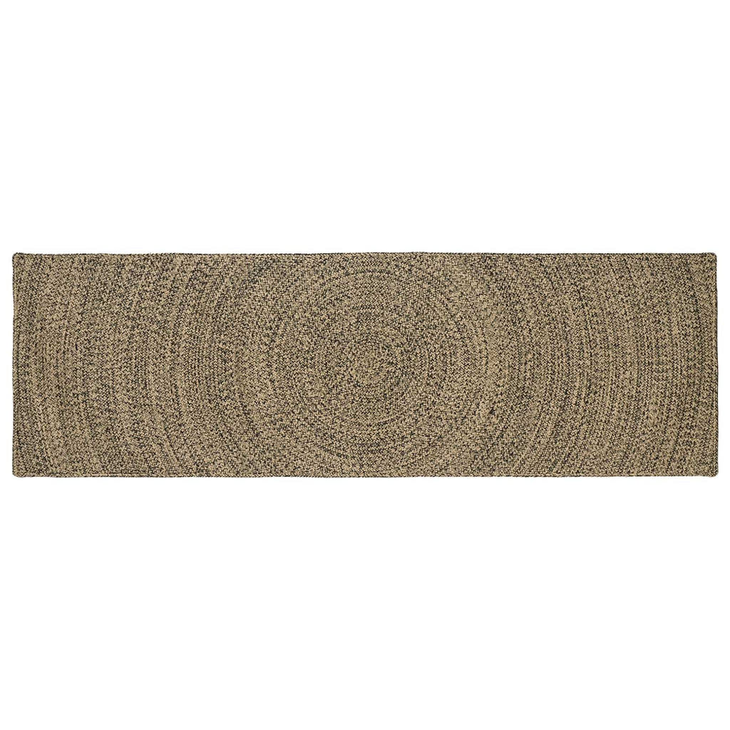 vidaXL Dywany pokojowe Naturalny i czarny 80 x 200 cm Juta