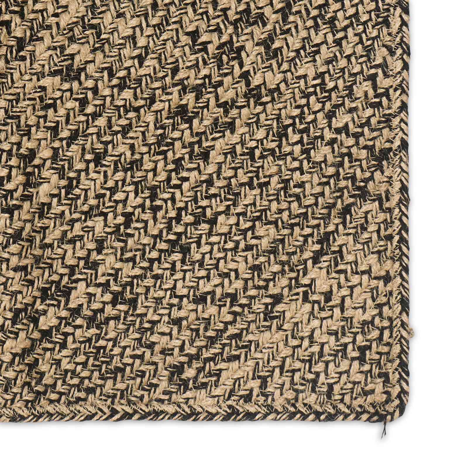 vidaXL Dywany pokojowe Naturalny i czarny 100 x 200 cm Juta