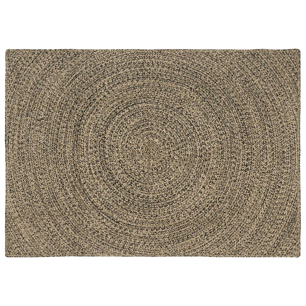 vidaXL Dywany pokojowe Naturalny i czarny 120 x 170 cm Juta