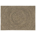vidaXL Dywany pokojowe Naturalny i czarny 140 x 200 cm Juta
