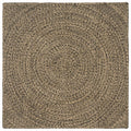 vidaXL Dywany pokojowe Naturalny i czarny 160 x 160 cm Juta