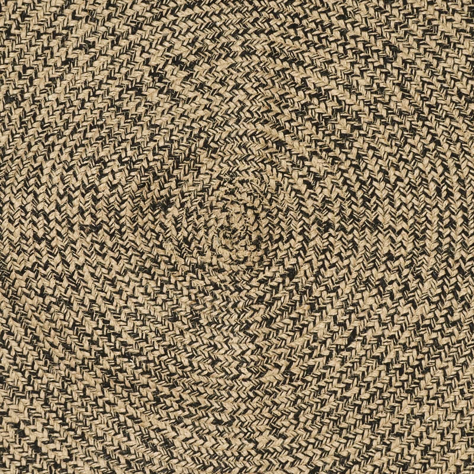 vidaXL Dywany pokojowe Naturalny i czarny 160 x 230 cm Juta