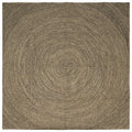 vidaXL Dywany pokojowe Naturalny i czarny 200 x 200 cm Juta