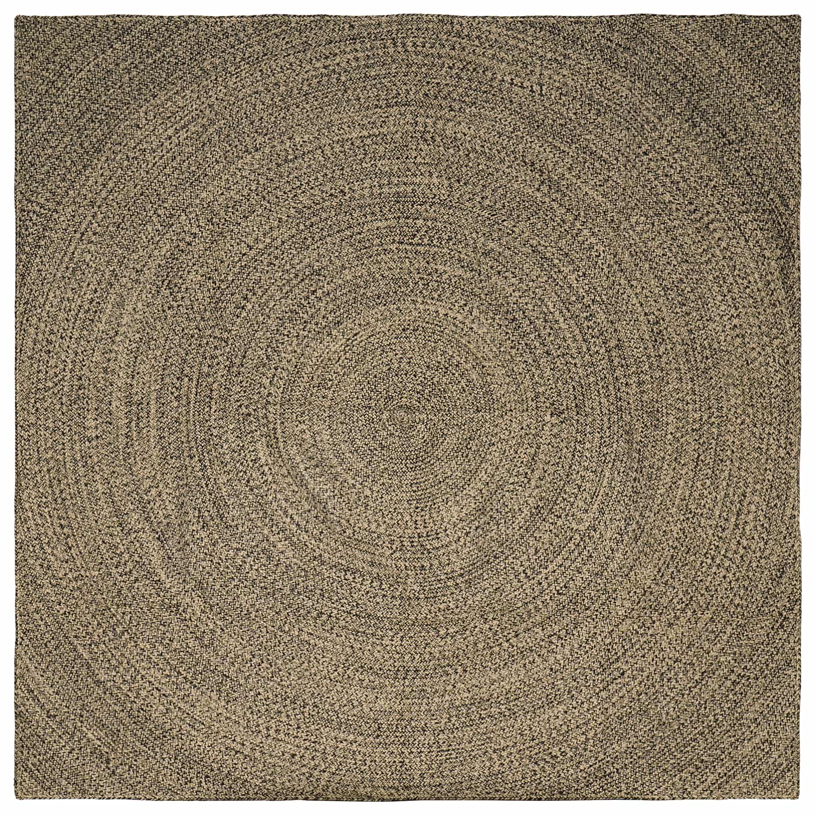 vidaXL Dywany pokojowe Naturalny i czarny 200 x 200 cm Juta