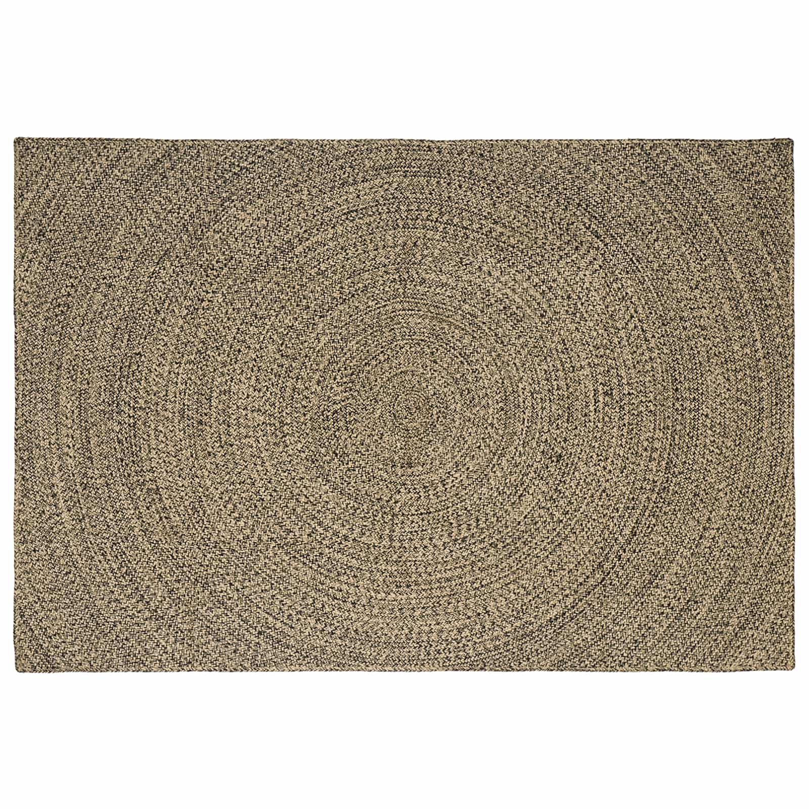 vidaXL Dywany pokojowe Naturalny i czarny 200 x 290 cm Juta