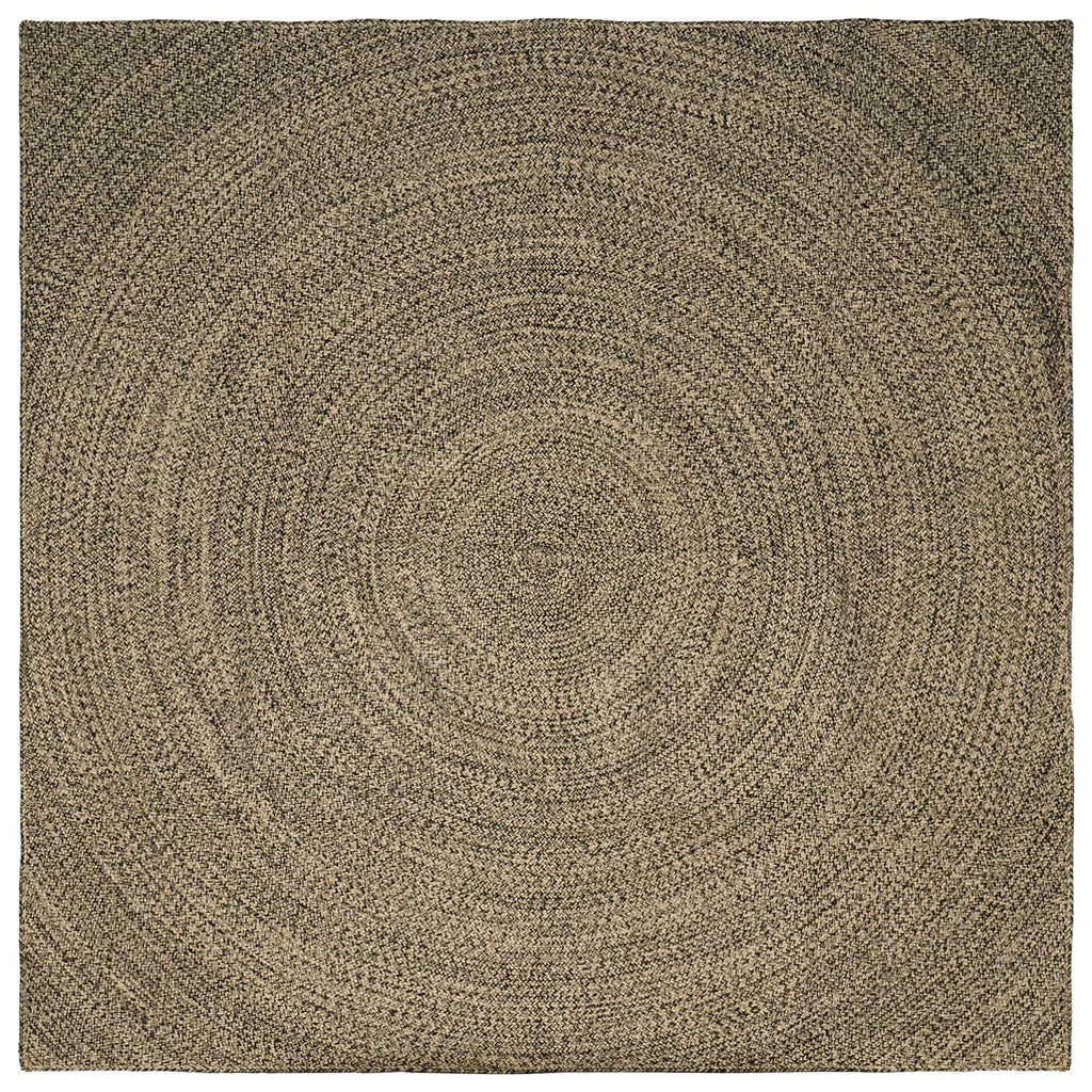 vidaXL Dywany pokojowe Naturalny i czarny 300 x 300 cm Juta