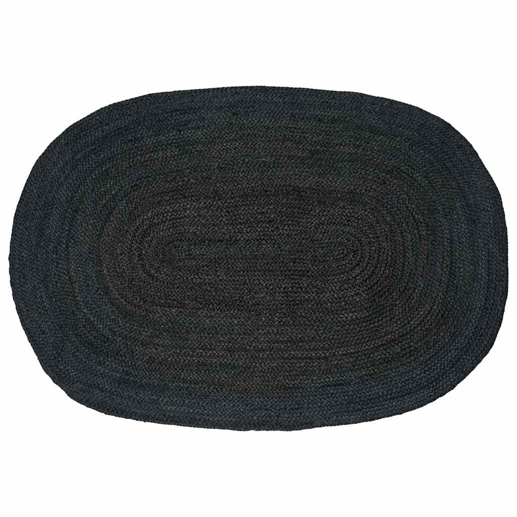 vidaXL Dywany pokojowe ciemnoszary 100 x 152 cm Juta