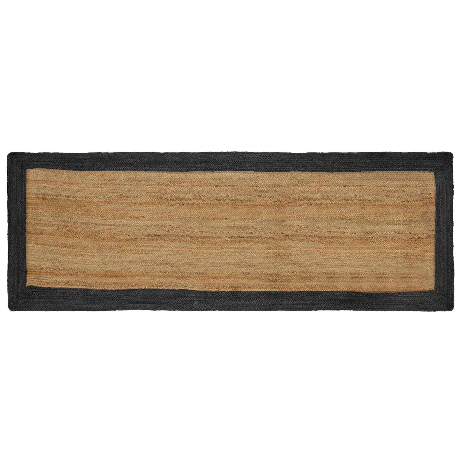 vidaXL Dywany pokojowe ciemnoszary 80 x 300 cm Juta