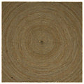 vidaXL Dywany pokojowe Czarny 200 x 200 cm Juta