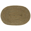 vidaXL Dywany pokojowe Naturalny i czarny 100 x 152 cm Juta