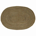 vidaXL Dywany pokojowe Naturalny i czarny 152 x 245 cm Juta