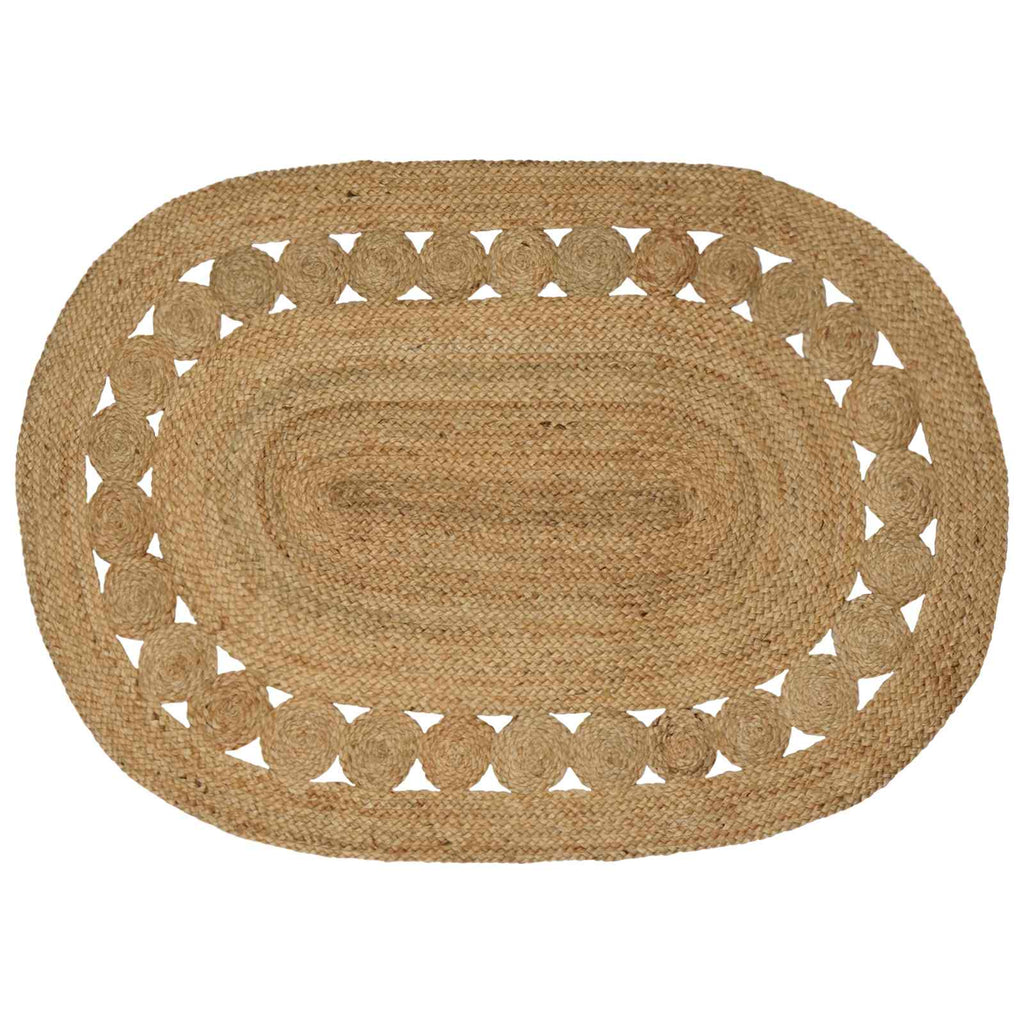 vidaXL Dywany pokojowe naturalny 100 x 152 cm Juta