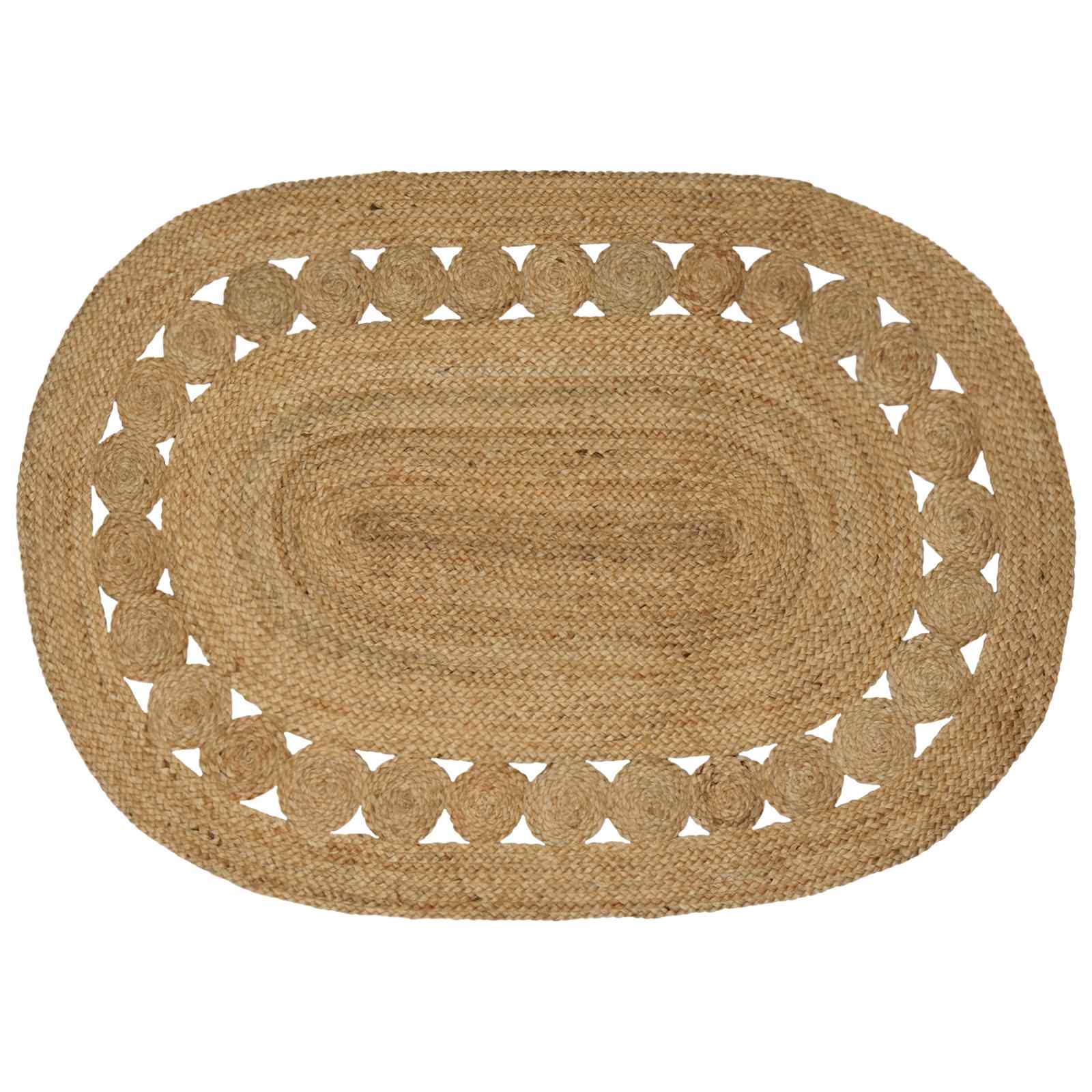 vidaXL Dywany pokojowe naturalny 100 x 152 cm Juta