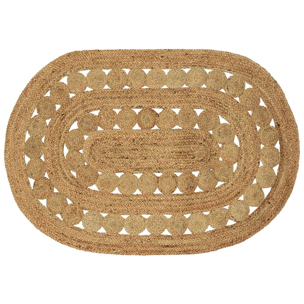 vidaXL Dywany pokojowe naturalny 100 x 152 cm Juta