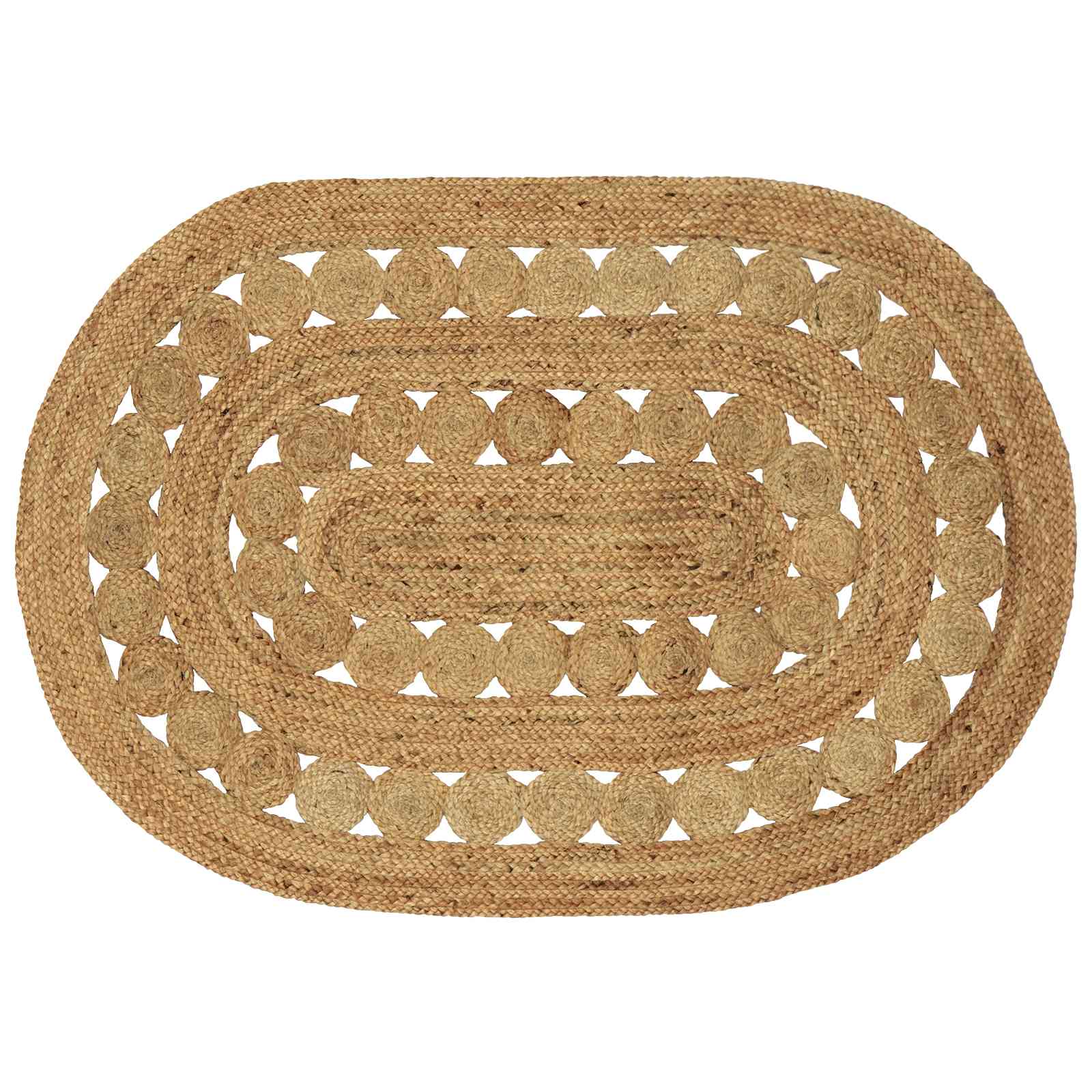 vidaXL Dywany pokojowe naturalny 100 x 152 cm Juta