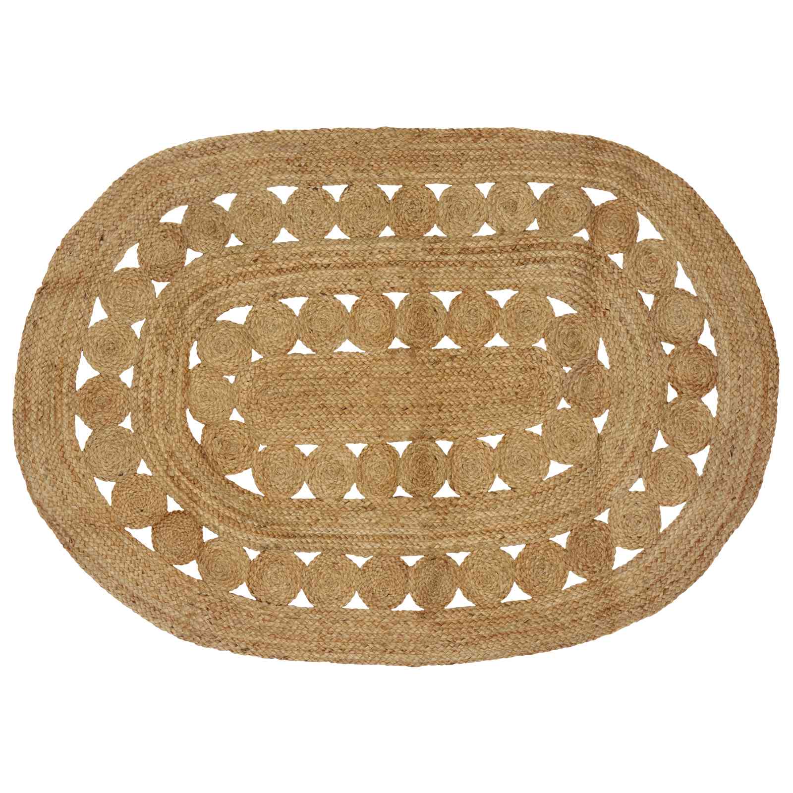 vidaXL Dywany pokojowe naturalny 122 x 183 cm Juta