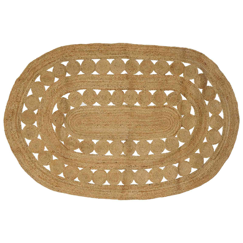 vidaXL Dywany pokojowe naturalny 152 x 245 cm Juta
