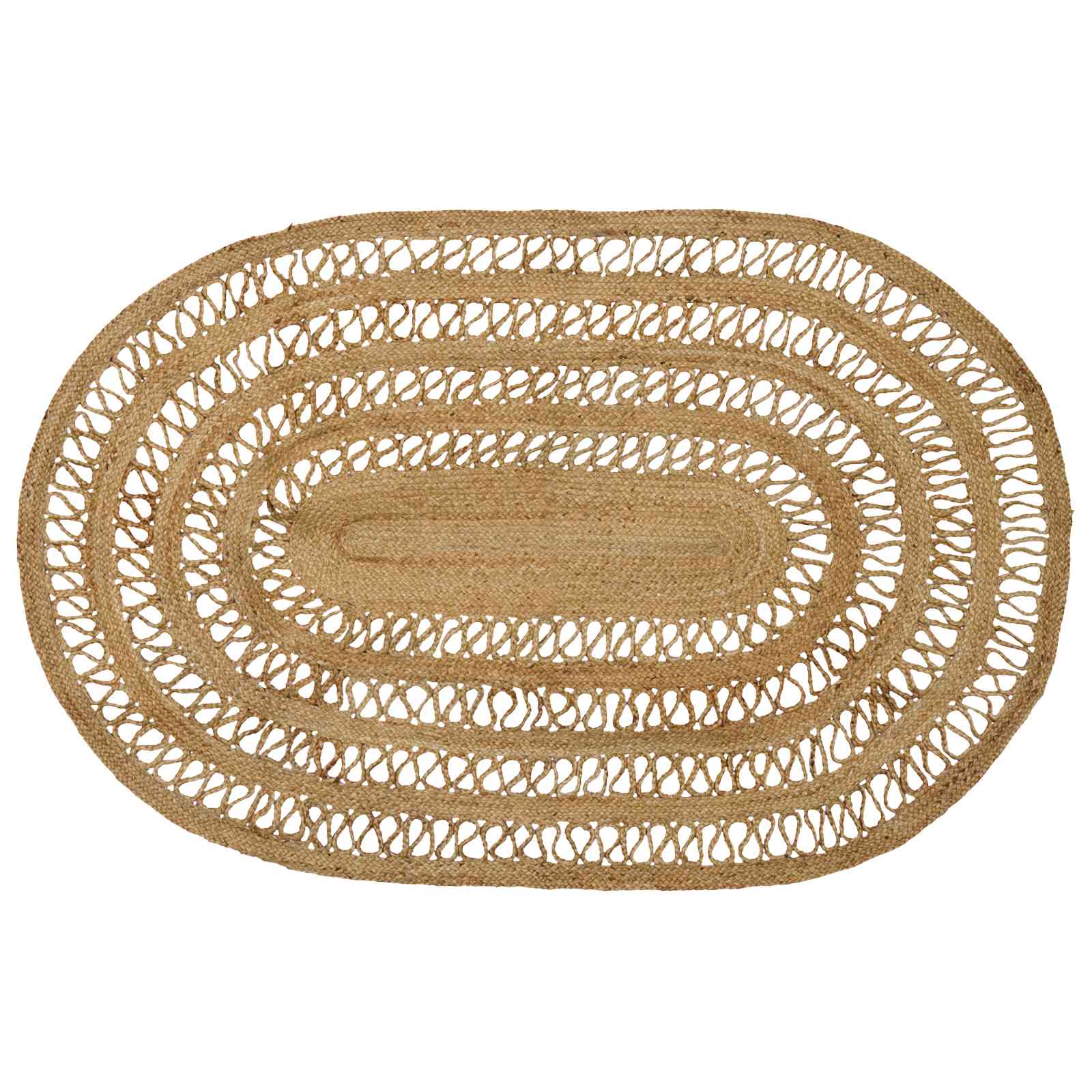 vidaXL Dywany pokojowe naturalny 122 x 183 cm Juta
