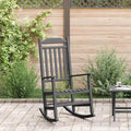 vidaXL Fotel bujany Czarny 84 x 65 x 114 cm żywica