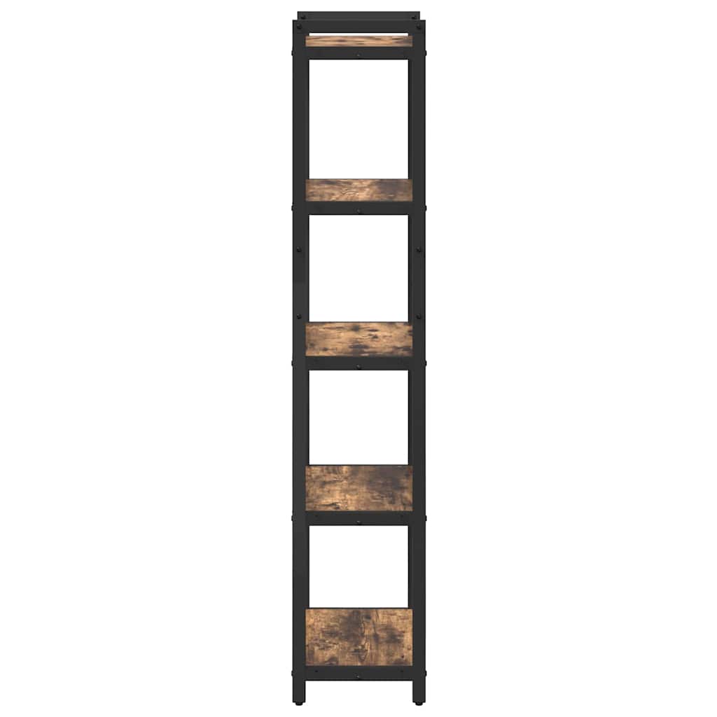 vidaXL Półka na książki Dąb wędzony 40 x 30 x 155 cm