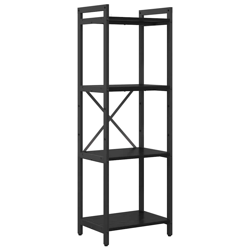 vidaXL Półka na książki Czarny Dąb 40 x 30 x 119 cm
