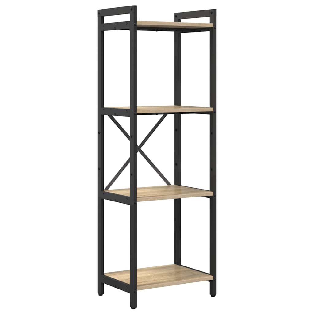 vidaXL Półka na książki Dąb Sonoma 40 x 30 x 119 cm