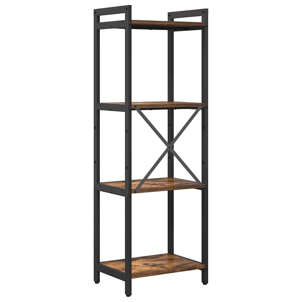 vidaXL Półka na książki Dąb wędzony 40 x 30 x 119 cm