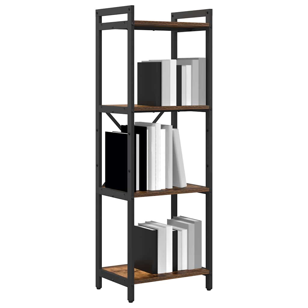 vidaXL Półka na książki Dąb wędzony 40 x 30 x 119 cm