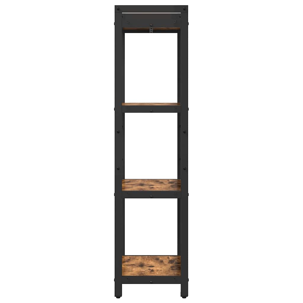 vidaXL Półka na książki Dąb wędzony 40 x 30 x 119 cm
